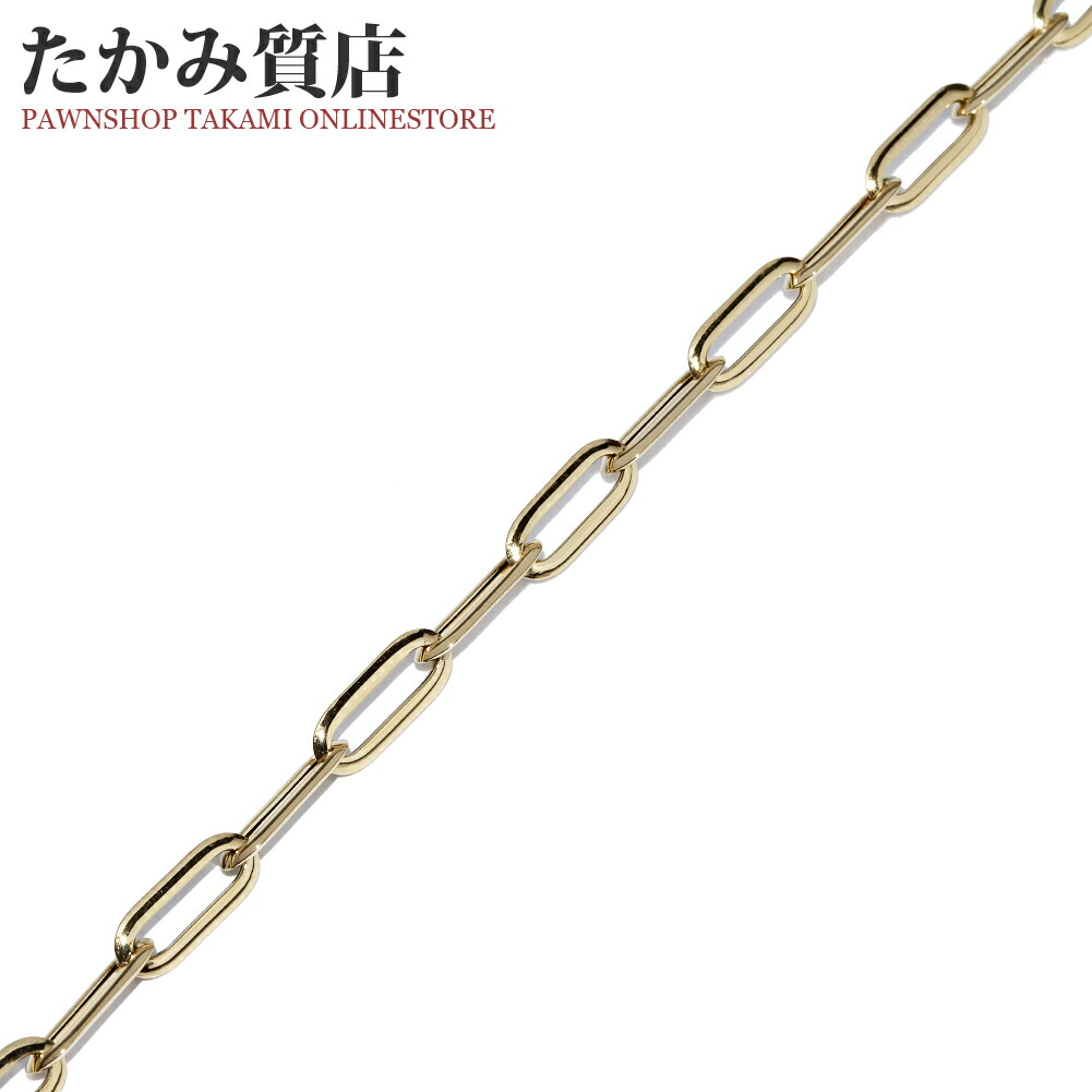 ブレスレット K18YG チェーンブレスレット