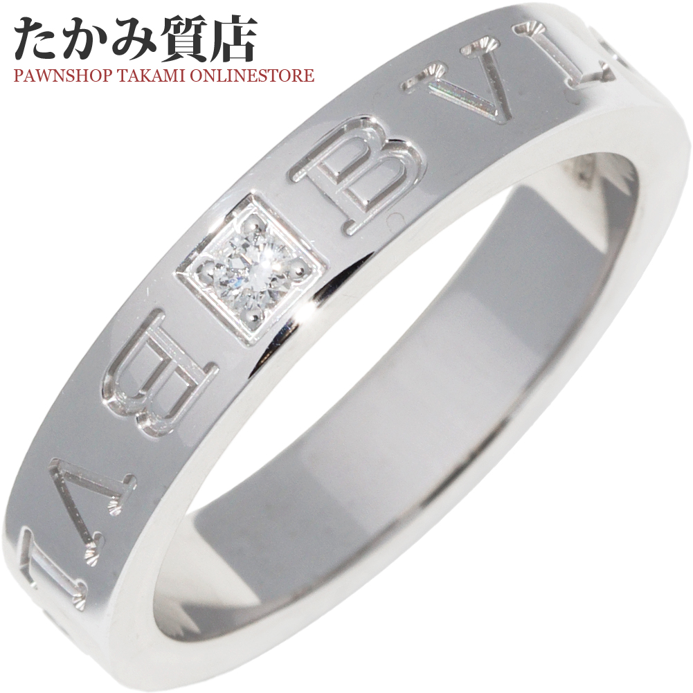中古　BVLGARI ブルガリ マリーミー・ウェディングリング9号　ダイヤモンド 楽天市場】【BVLGARI】ブルガリ マリーミー ハーフエタニティ