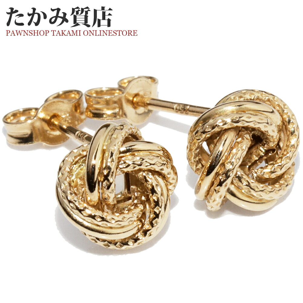 楽天市場】ピアス K18YG フープピアス : たかみ質店楽天市場店