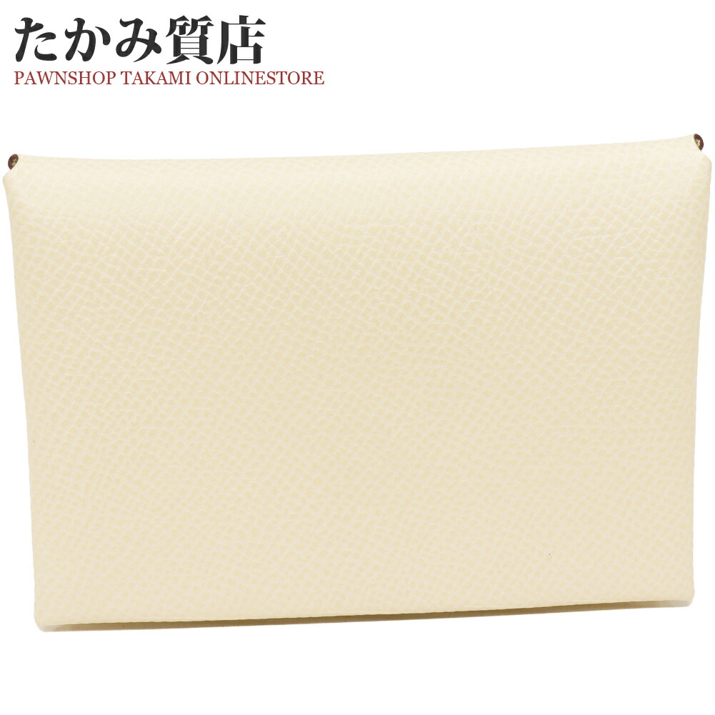 エルメス コインケース カードケース カルヴィ デュオ エプソン ナタ シルバー金具
