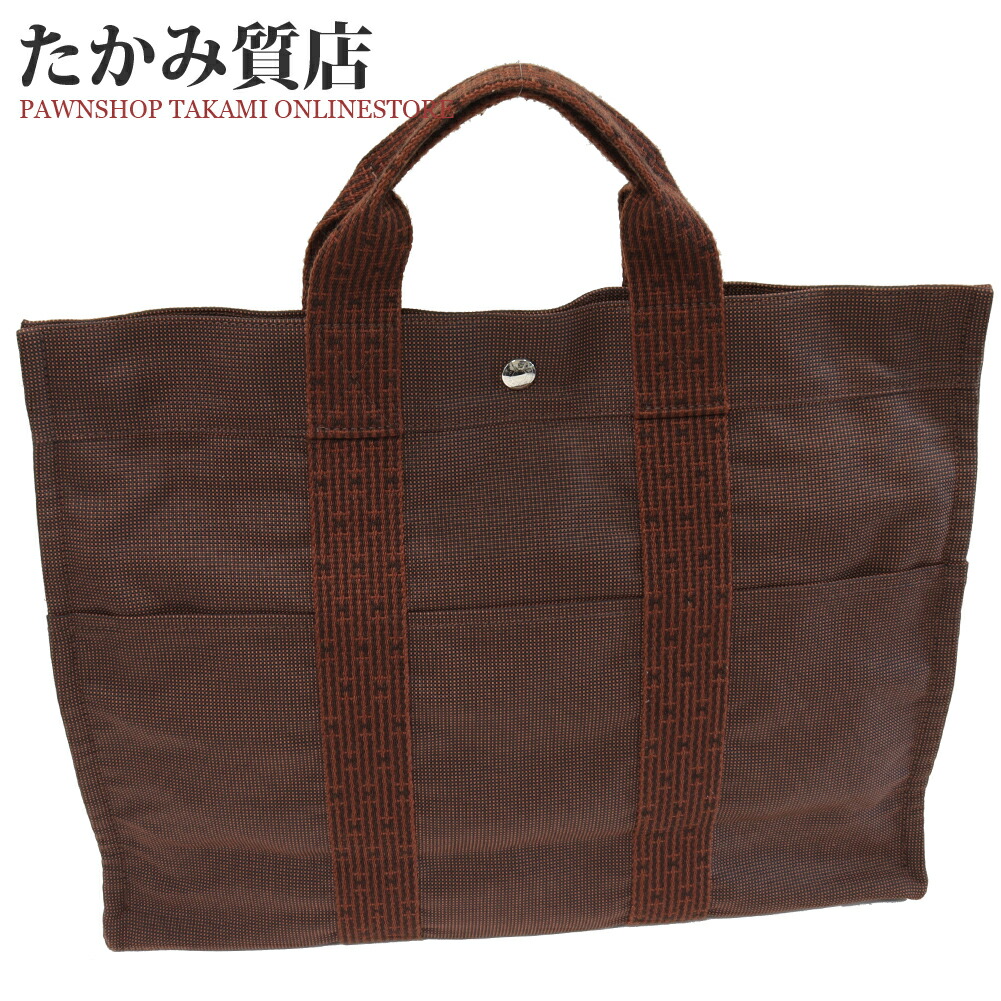 楽天市場】エルメス HERMES エールライン トートバッグ MM