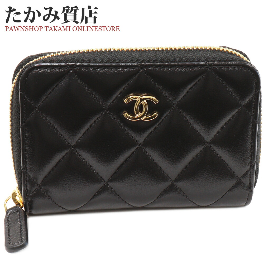 【最高☆】シャネル/CHANEL 19 ジップ コインケース ラムスキン CHANEL シャネル コインケース シャネル19 ジップコインパース