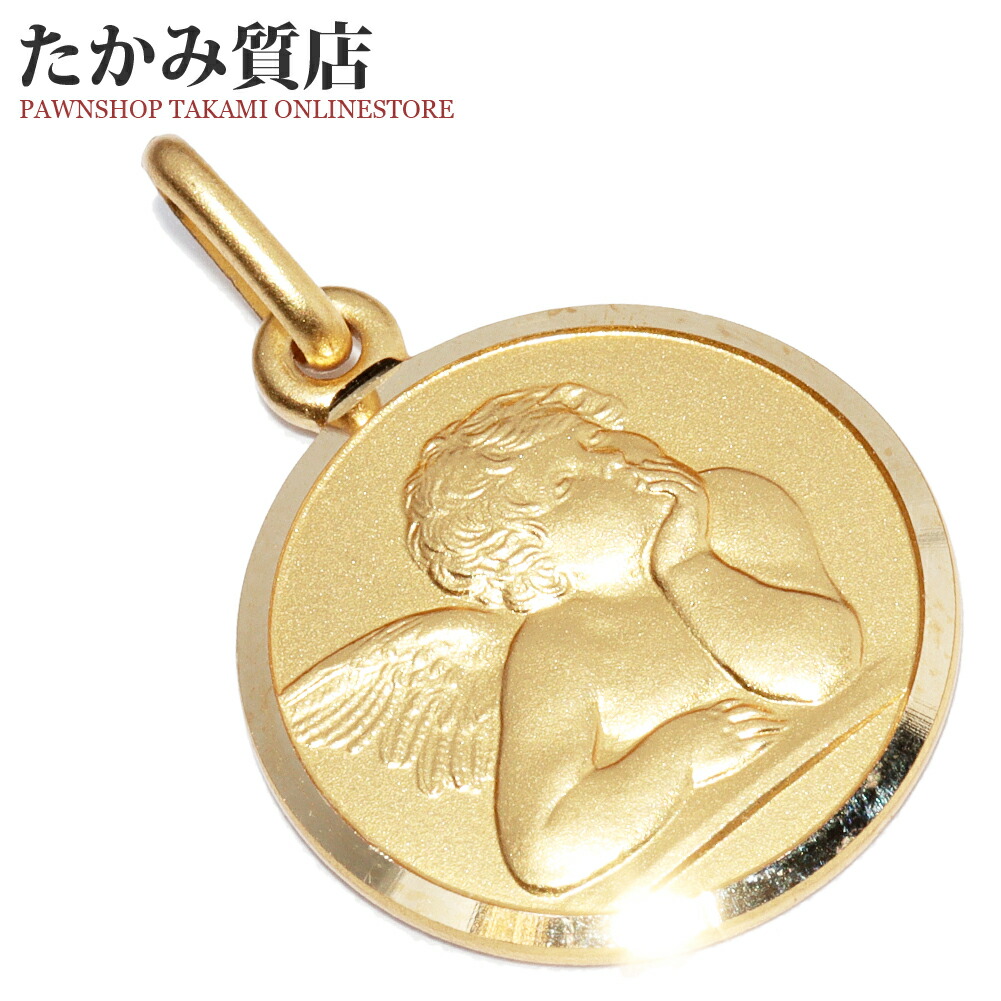 楽天市場】ウノアエレ ペンダントトップ K18YG マリア コイン風