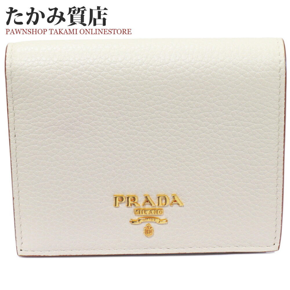 美品プラダ サフィアーノカーフ ツヤ有 正規品 楽天市場】プラダ L字ファスナー二つ折り財布(小銭入れあり