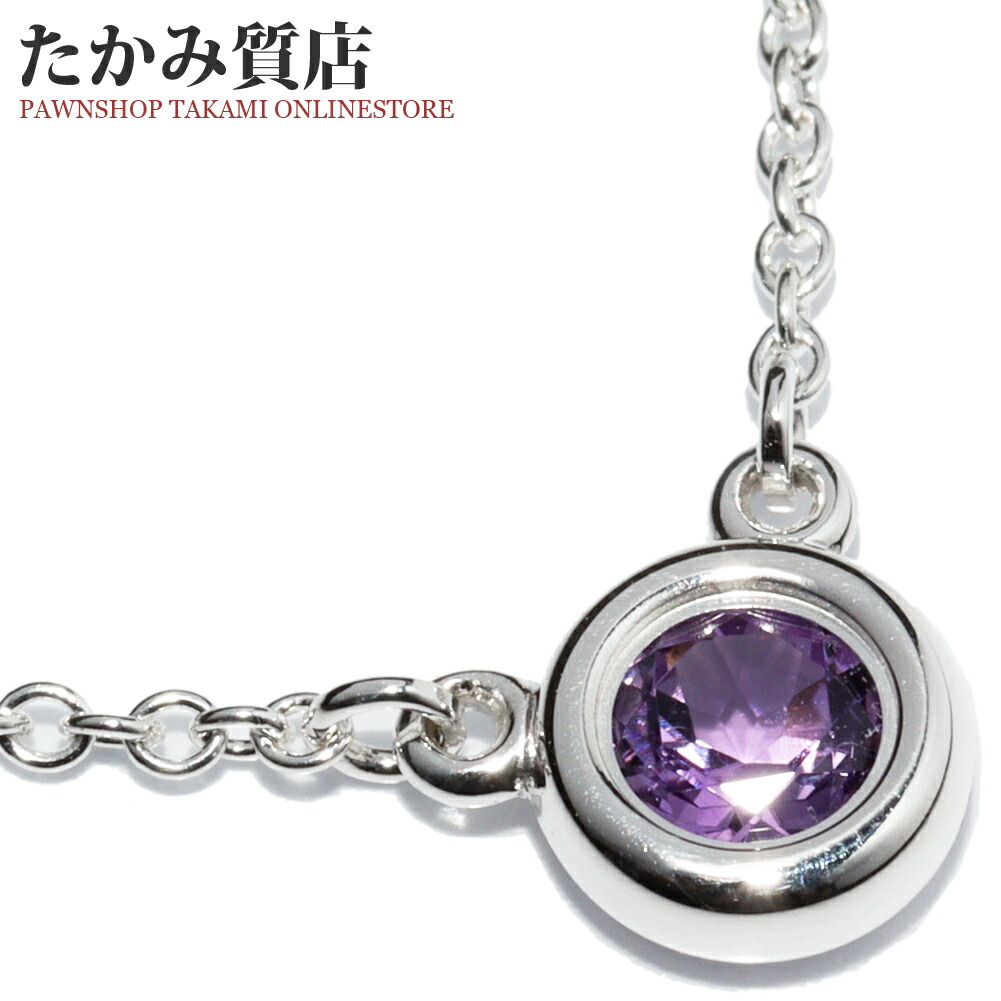 Tiffany エルサ・ペレッティ　アメシスト ペンダント ティファニー TIFFANY & CO. エルサ・ペレッティ カラー バイ ザ