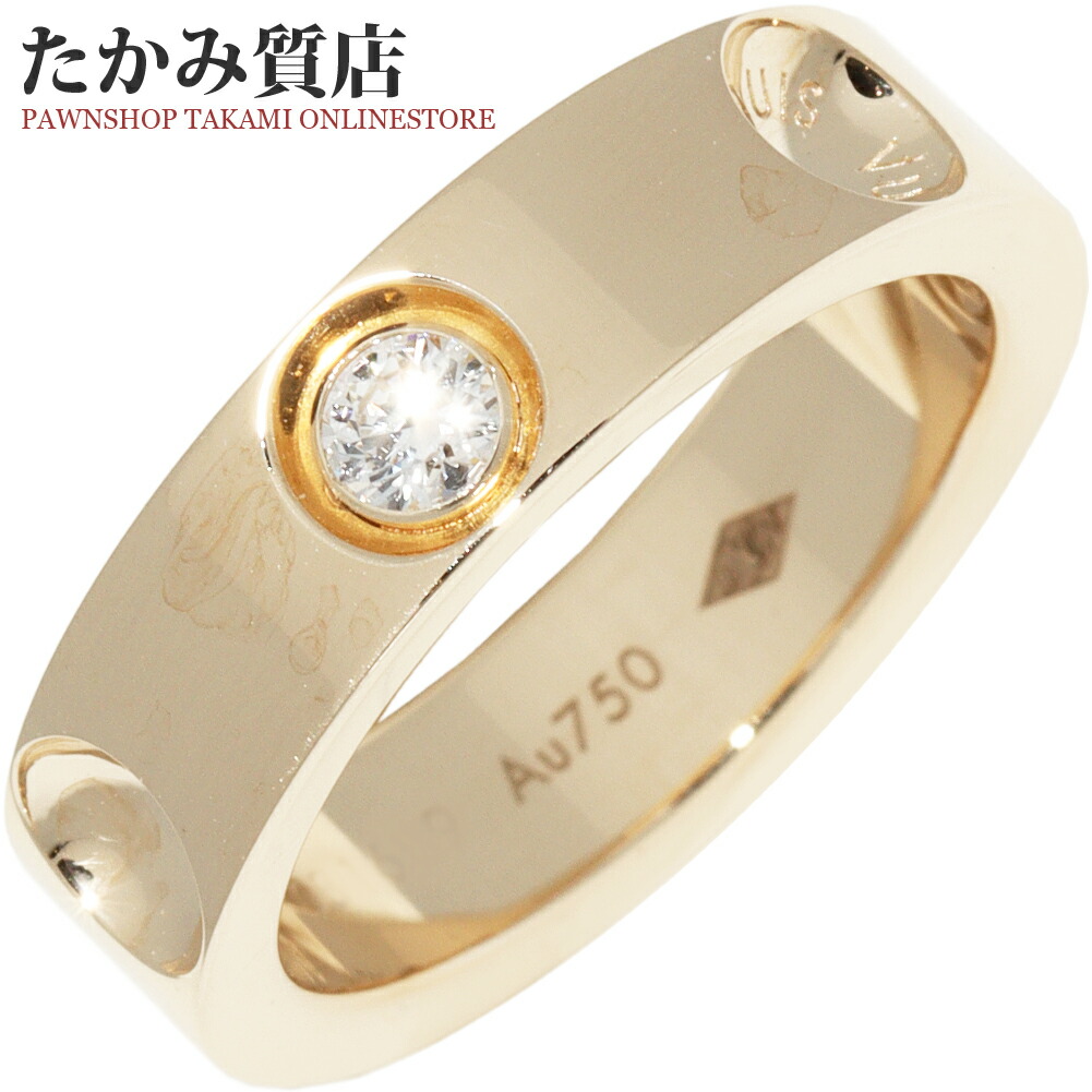 LOUISVUITTON バーグ アンプラント リング 11号 2468