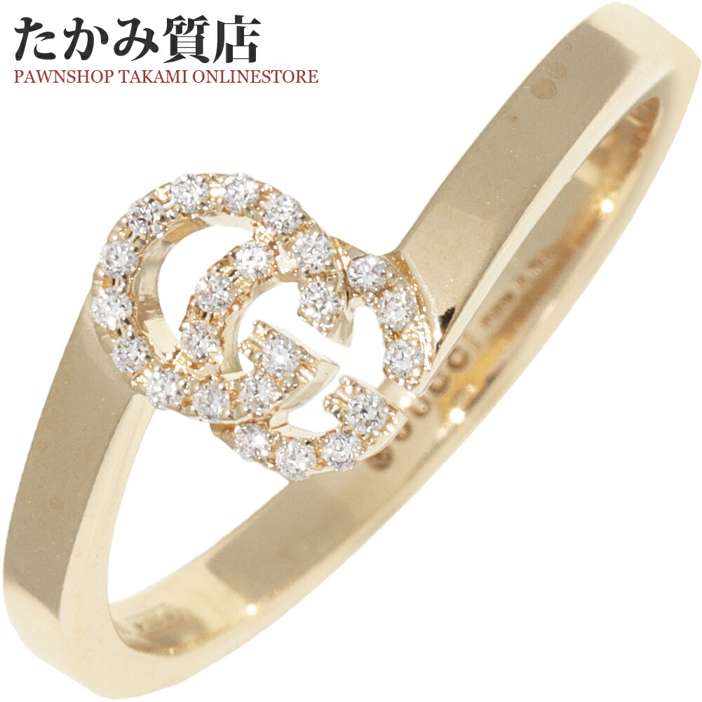 美品 GUCCI k18 リング 指輪 ノットインフィニティ ワイド 7 グッチ GUCCI グッチ インフィニティ #7 リング・指輪 K18ピンクゴールド