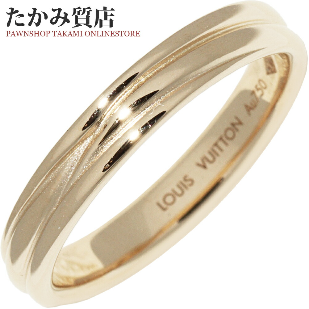 楽天市場】ルイヴィトン 指輪 K18PG ダイヤ1P アリアンスモノグラム