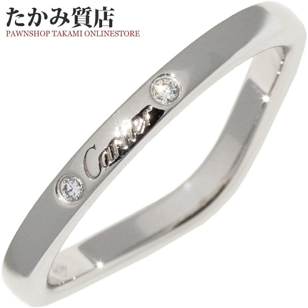 Cartier バレリーナ pt950 リング #49 保証書あり Cartier カルティエ CARTIER バレリーナ リング 指輪 Pt950 メレ