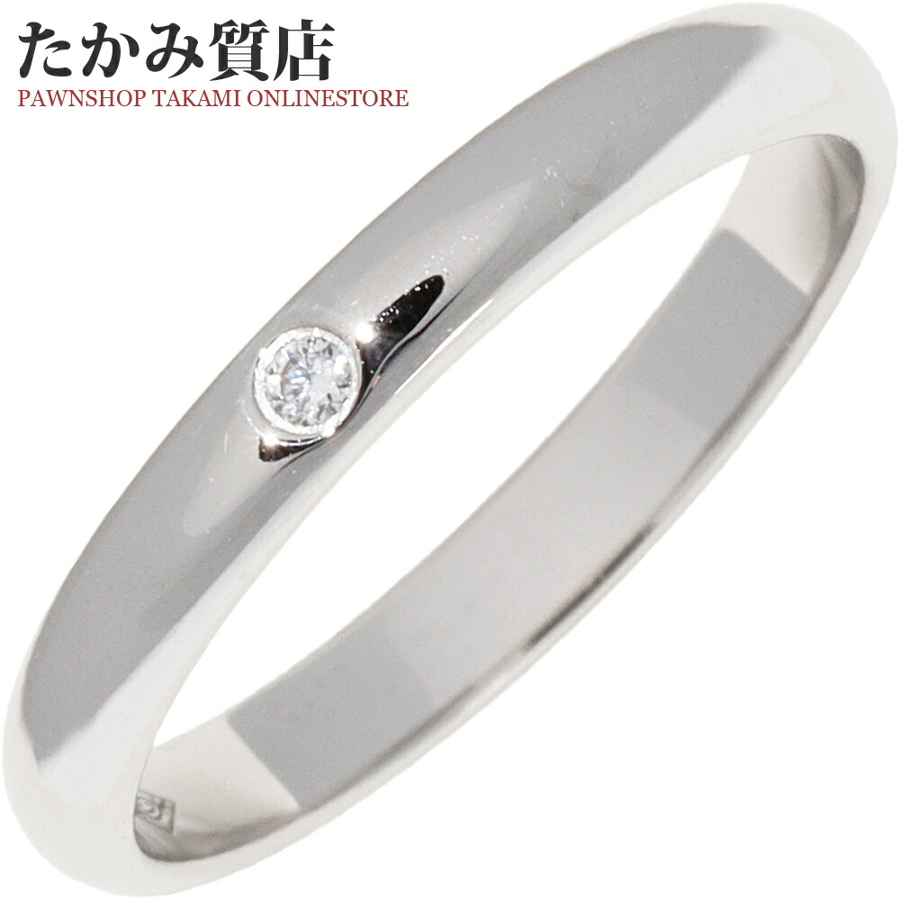 カルティエ 指輪 K18WG ブラックサファイア1P ラブリング B40771