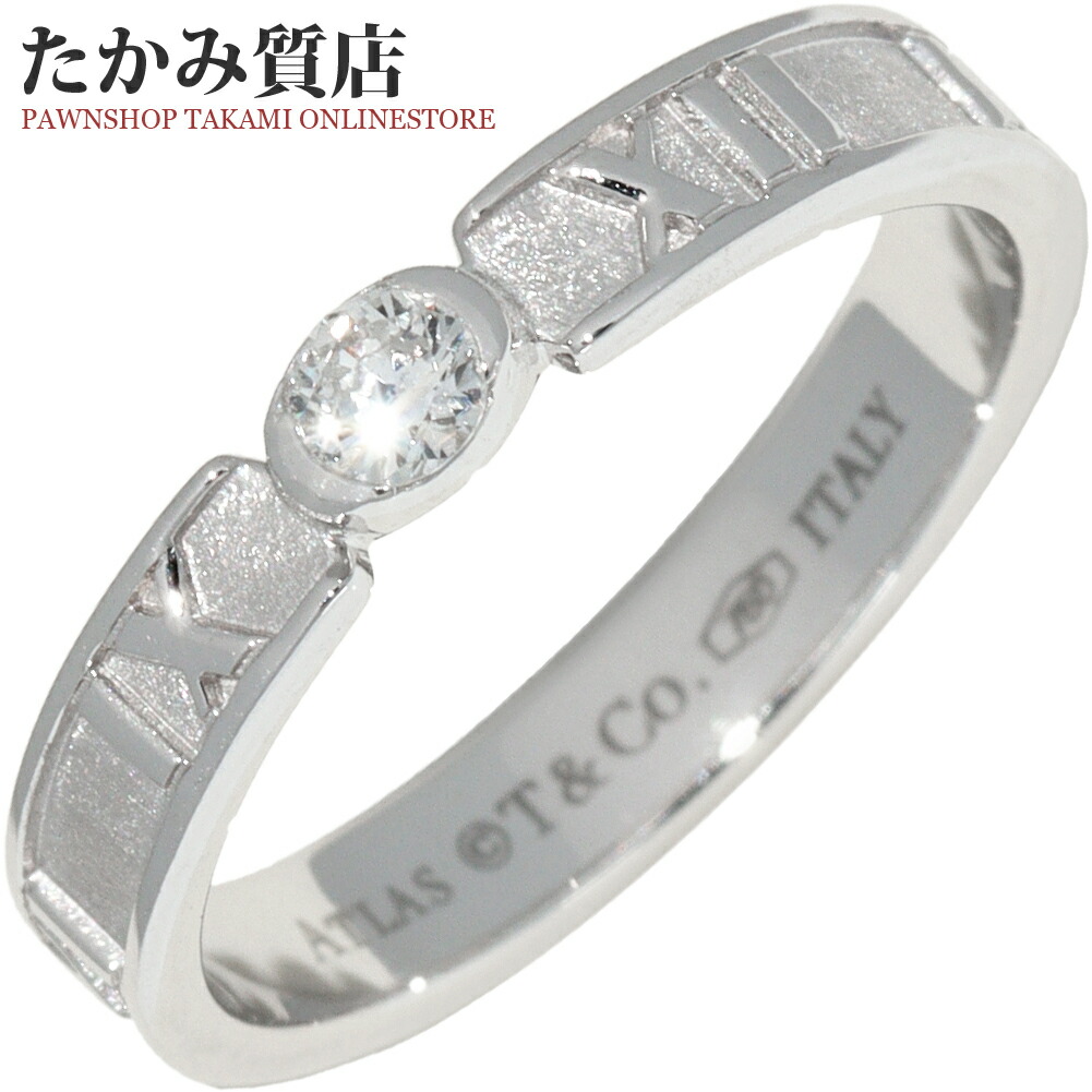 【美品】ティファニー　アトラス 4P ダイヤ リング  YG 指輪 750 楽天市場】ティファニー Tiffany＆Co アトラス 4P ダイヤリング