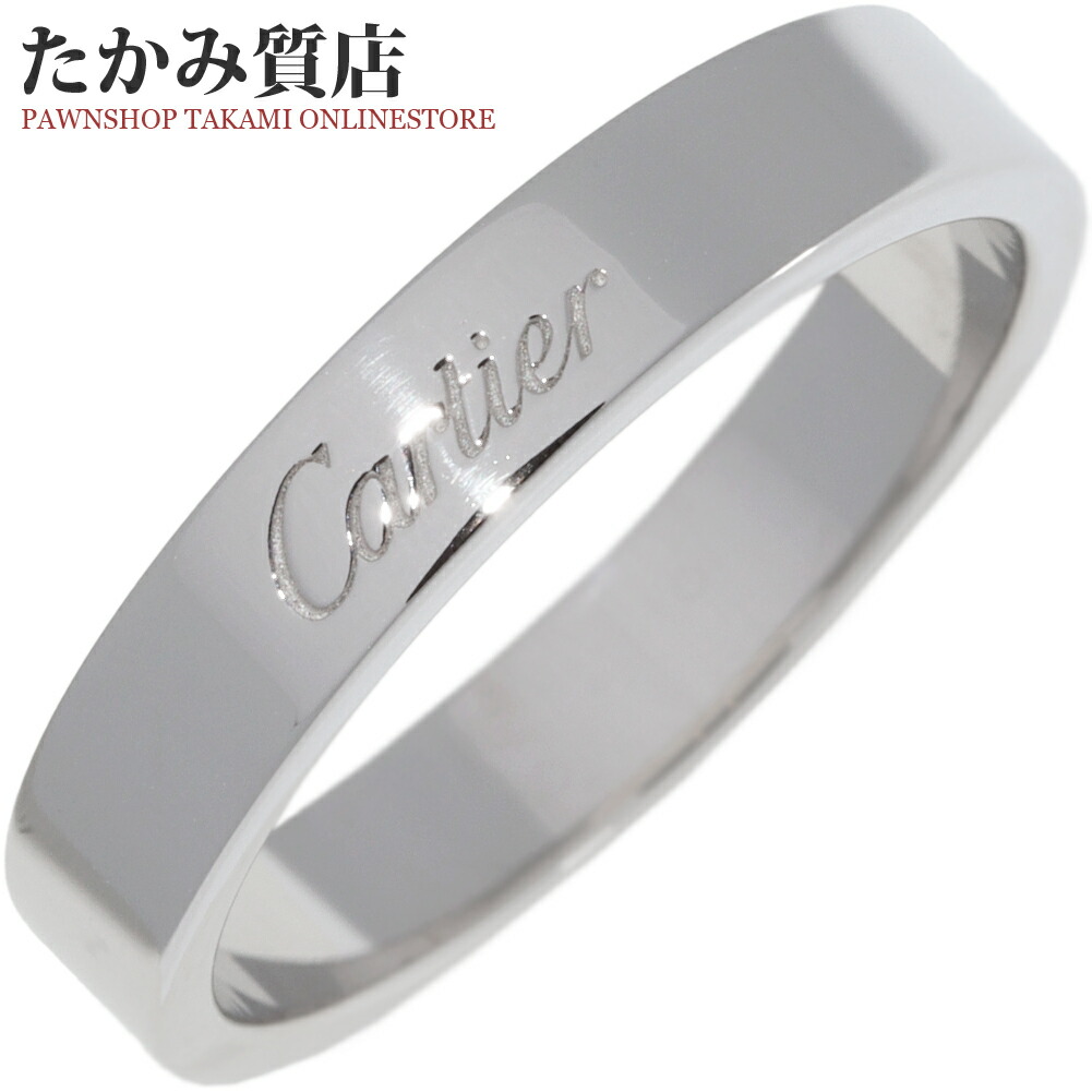 楽天市場】カルティエ 指輪 K18PG Cドゥカルティエリング