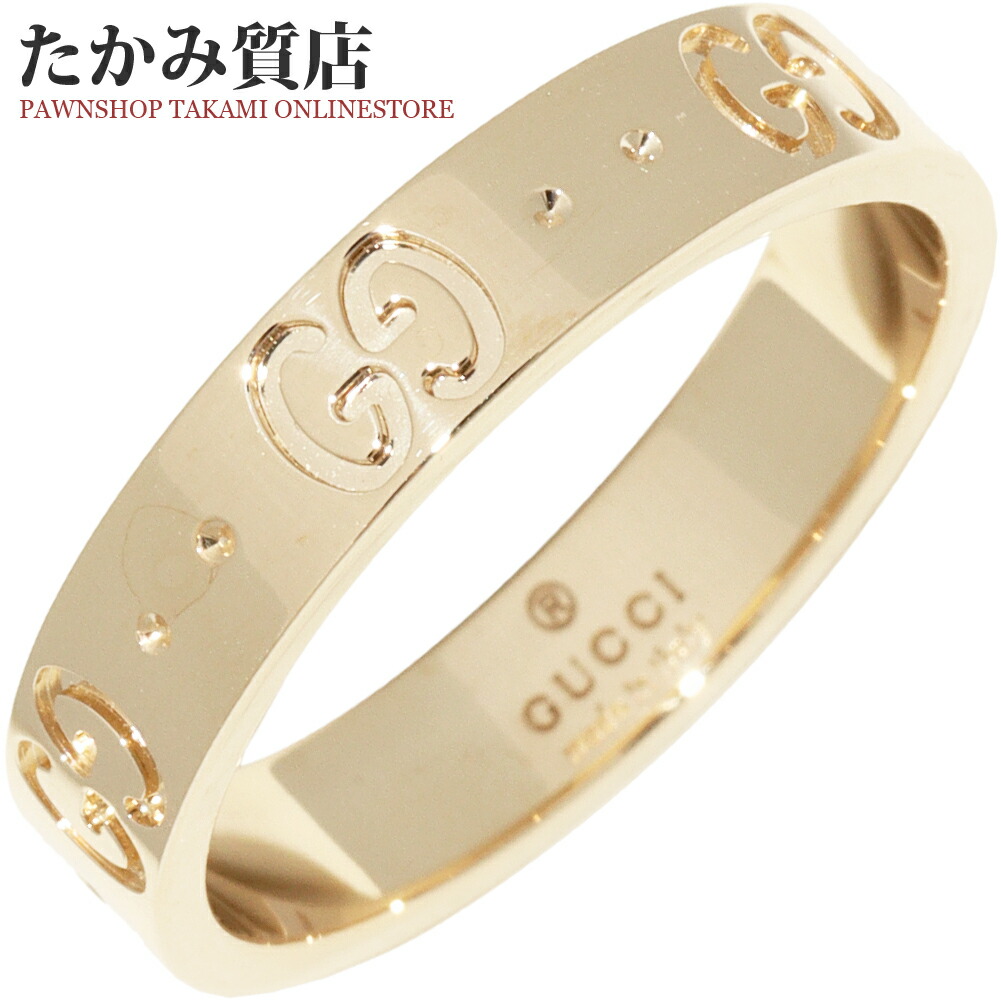 楽天市場】グッチ 指輪 K18PG インフィニティリング 幅4ミリ 日本限定