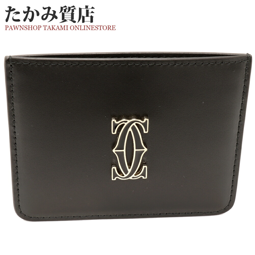 希少美品✨カルティエ　サントス　名刺入れ　カードケース　黒×銀×金　ロゴプレート 楽天市場】SAINT LAURENT サンローラン カードケース 686668