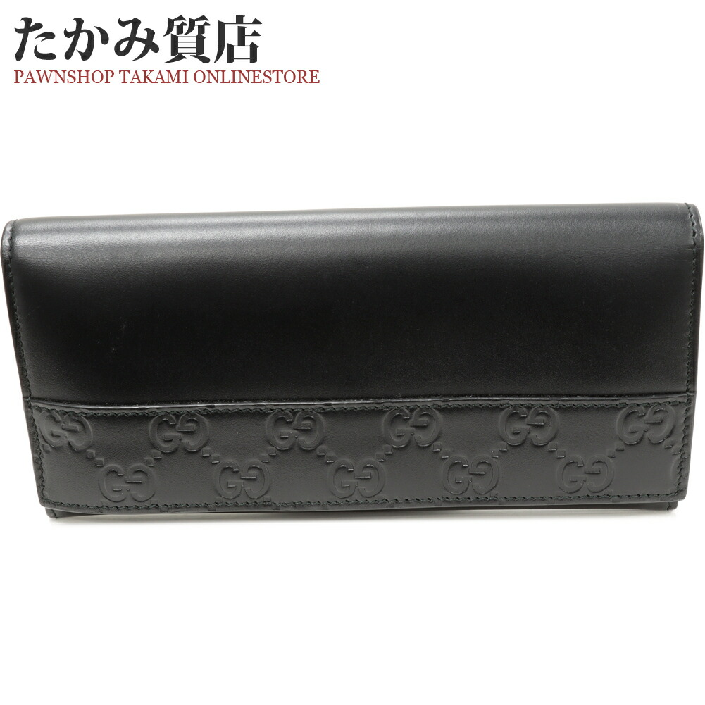 山グッチー 楽天市場】グッチ GUCCI 財布 グッチシマ GG キャンバス 二