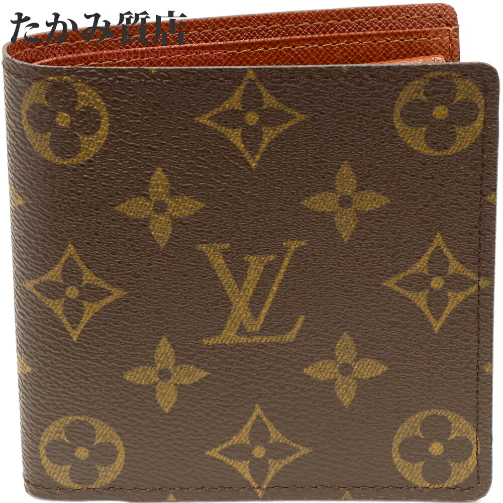 ルイヴィトン　モノグラム　二つ折り財布　ポルトモネ　カルトクレディ　コンパクト LOUIS VUITTON ルイヴィトン 二つ折り財布(小銭入れあり