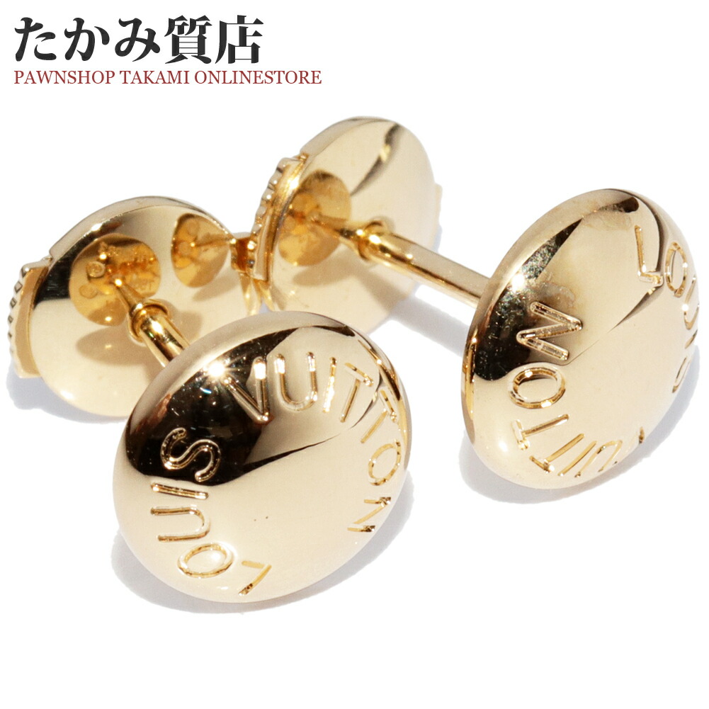 ルイヴィトンk18ピアス正規品 楽天市場】ルイヴィトン LOUIS VUITTON 両耳 ピアス 18金