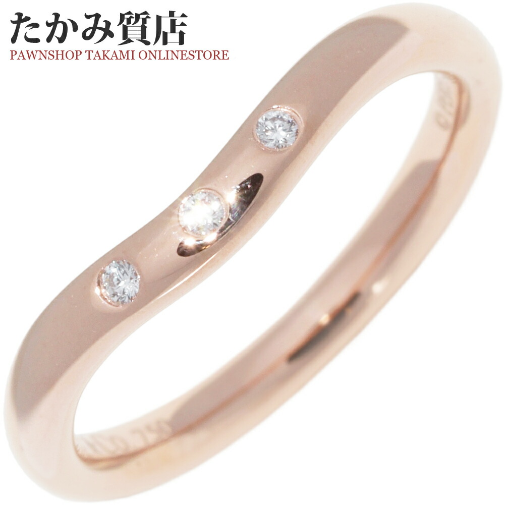 TIFFANY &Co. エルサペレッティ　ビーン　ダイヤリング　K18 楽天市場】【ジュエリー】【新品仕上げ済】TIFFANY&Co