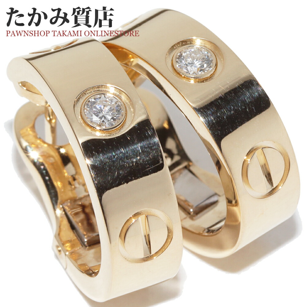 【新品仕上げ】カルティエ フープ ピアス ラブ クラシックモデル 6374 新品仕上げ】カルティエ フープ ピアス ラブ クラシックモデル 6374