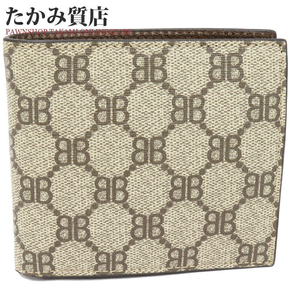 BALENCIAGA 二つ折り財布 GUCCIコラボ ザ ハッカー プロジェクト 楽天市場】バレンシアガ 二つ折り財布 グッチコラボ ザ ハッカー