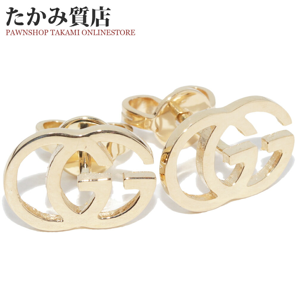 楽天市場】グッチ ピアス K18WG ラリアットピアス : たかみ質店