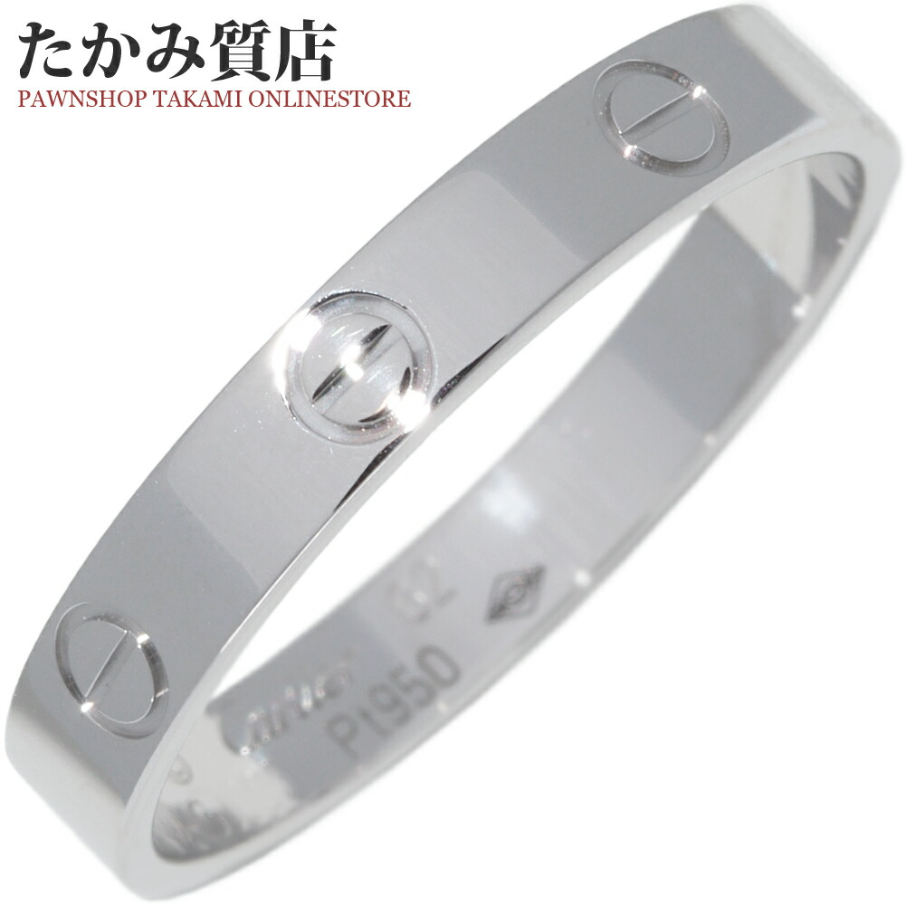 楽天市場】カルティエ 指輪 K18PG ダイヤ1P(0.02ct) ミニラブ
