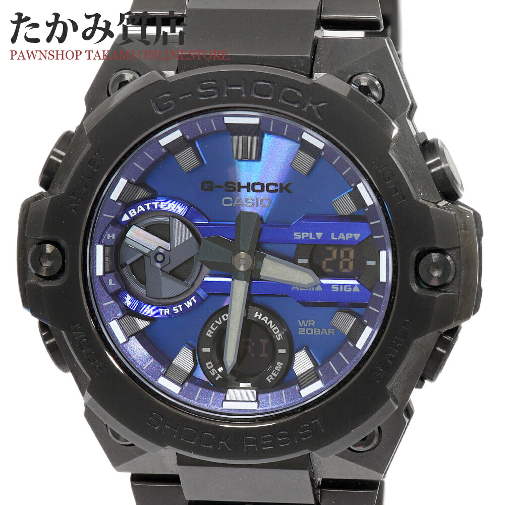 楽天市場】カシオ G-SHOCK(Gショック) Gスチール GST-B500BD-1AJF