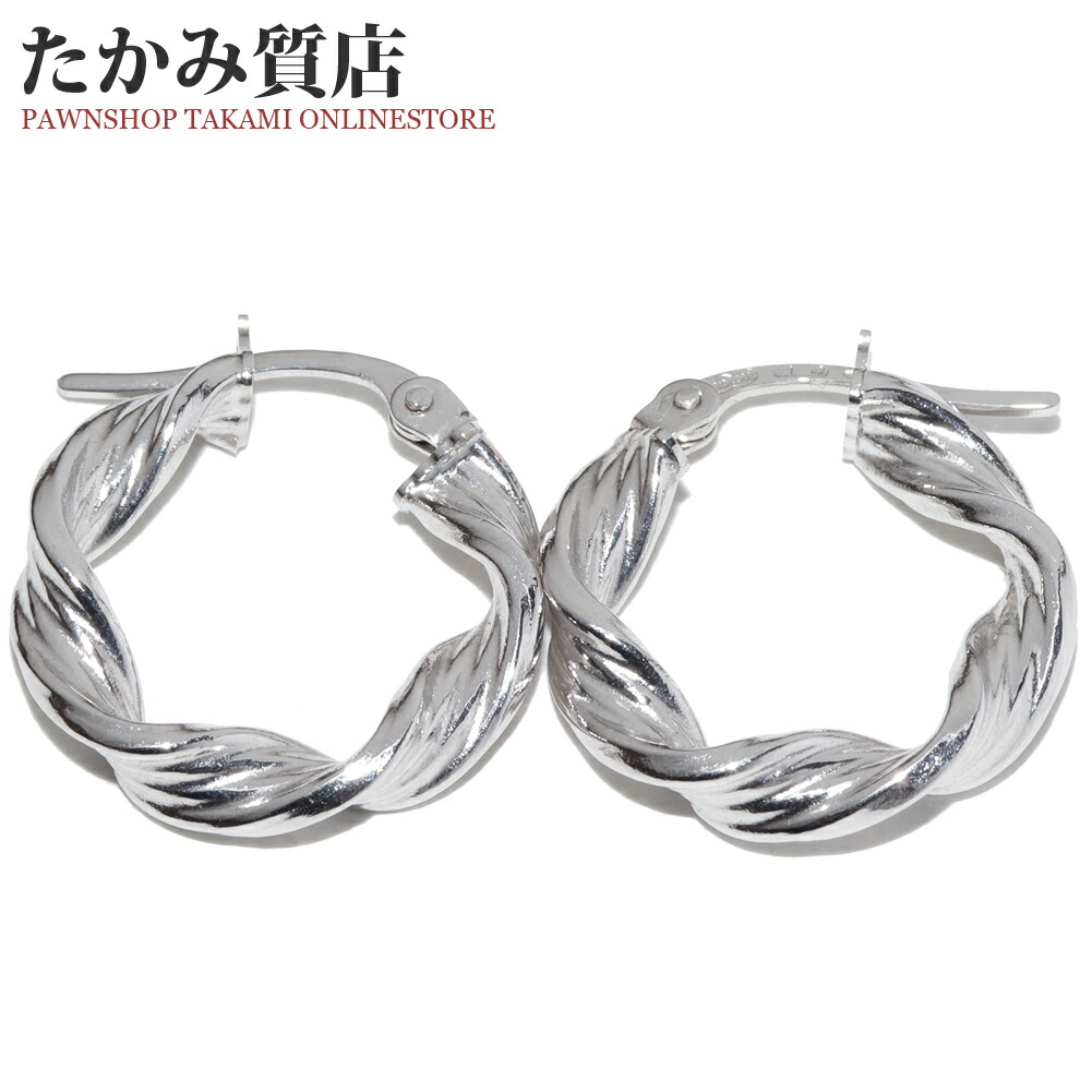 楽天市場】ウノアエレ ピアス K18YG フープピアス : たかみ質店楽天市場店