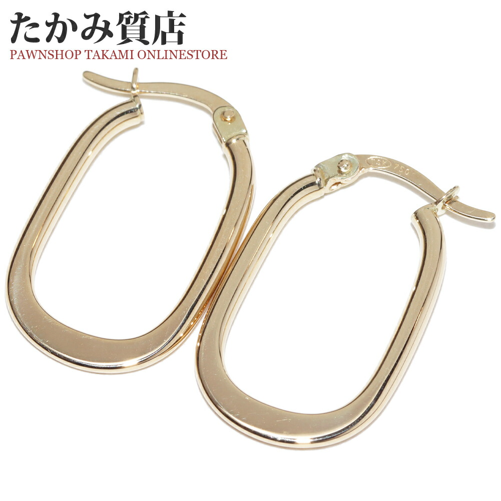 K18YGフープピアス お値下げOK⭕️ 楽天市場】ピアス K18YG フープピアス : たかみ質店楽天市場店