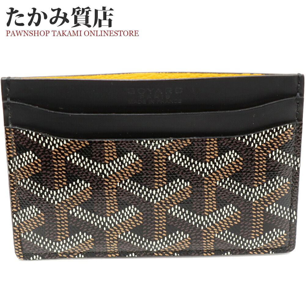 楽天市場】ゴヤール カードケース パスケース GOYARD APM107-01 新品  