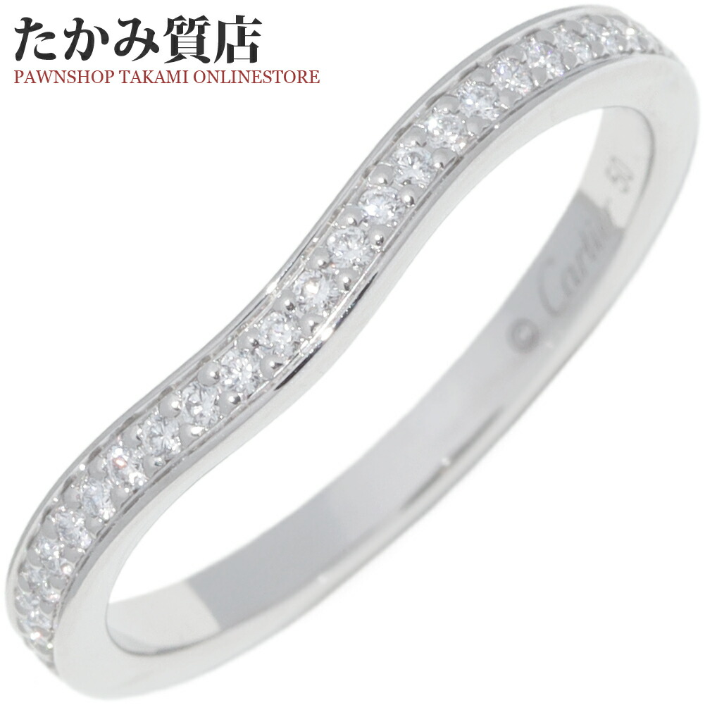 ◇カルティエ◇新品仕上済 バレリーナ ダイヤ リング PT950 0.26 7号 CARTIER カルティエ バレリーナ ソリテール ダイヤモンド #50
