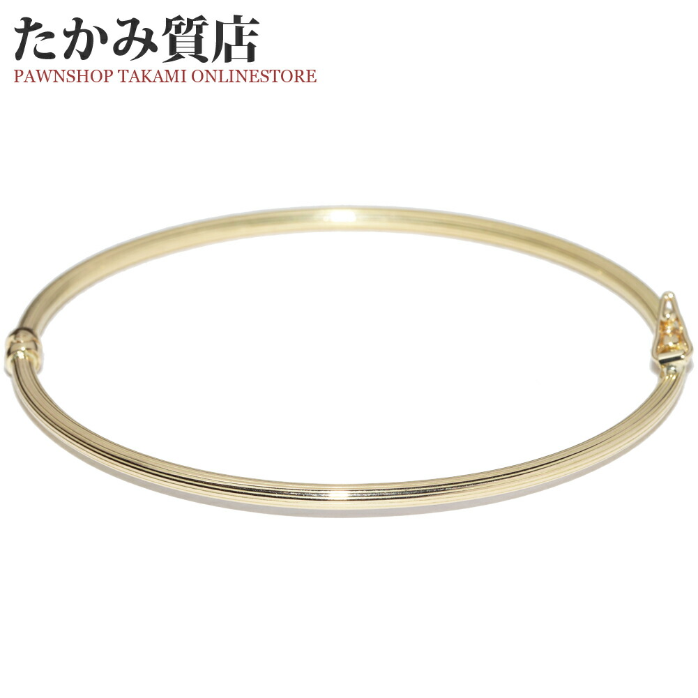 楽天市場】オメガ バングル ブレスレット K18YG Ωデザイン : たかみ