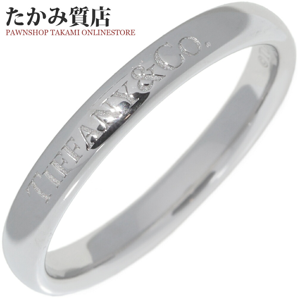 楽天市場】ティファニー 指輪 K18YG トゥルーバンドリング 幅4ミリ