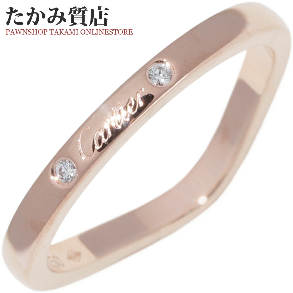 カルティエ　クラシックウェディングリング極美品 楽天市場】カルティエ 指輪 K18YG クラシックウェディングリング 1895