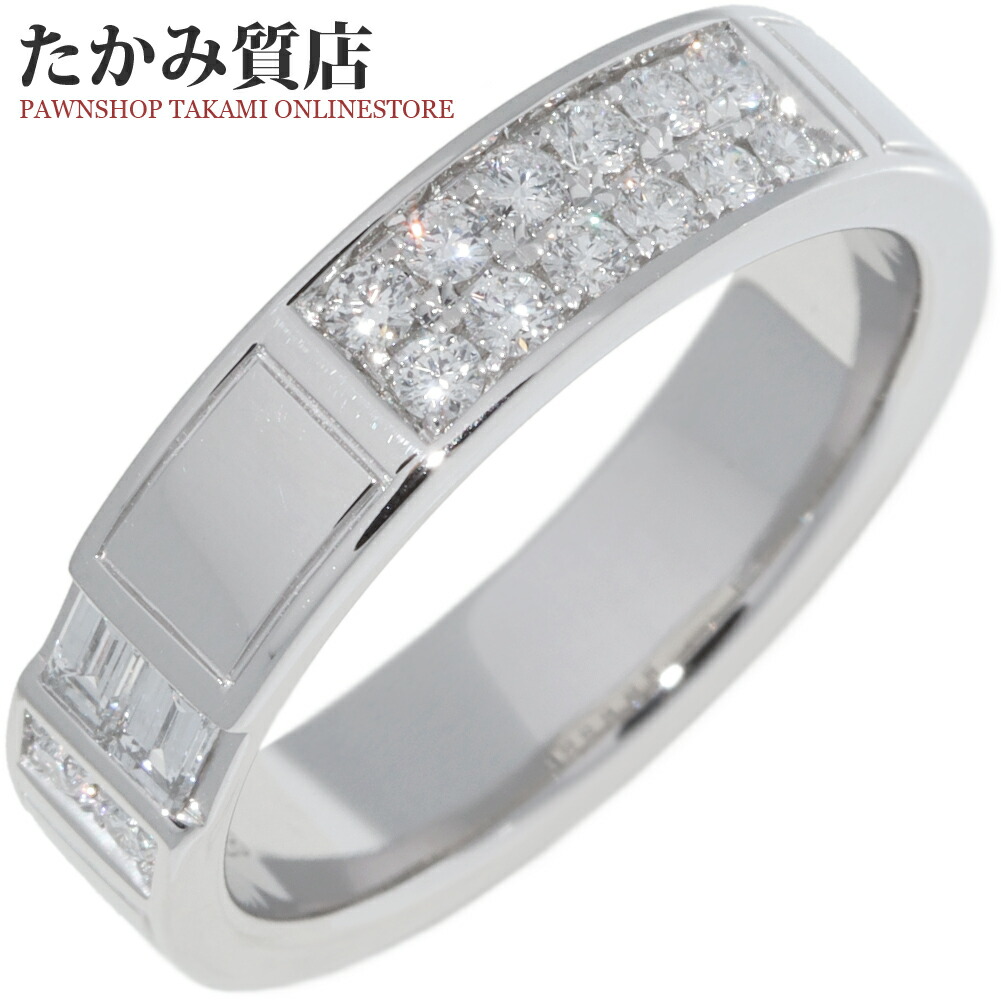 ハリーウィンストン マリッジ ダイヤ リング 16号 Pt950【23503】 楽天