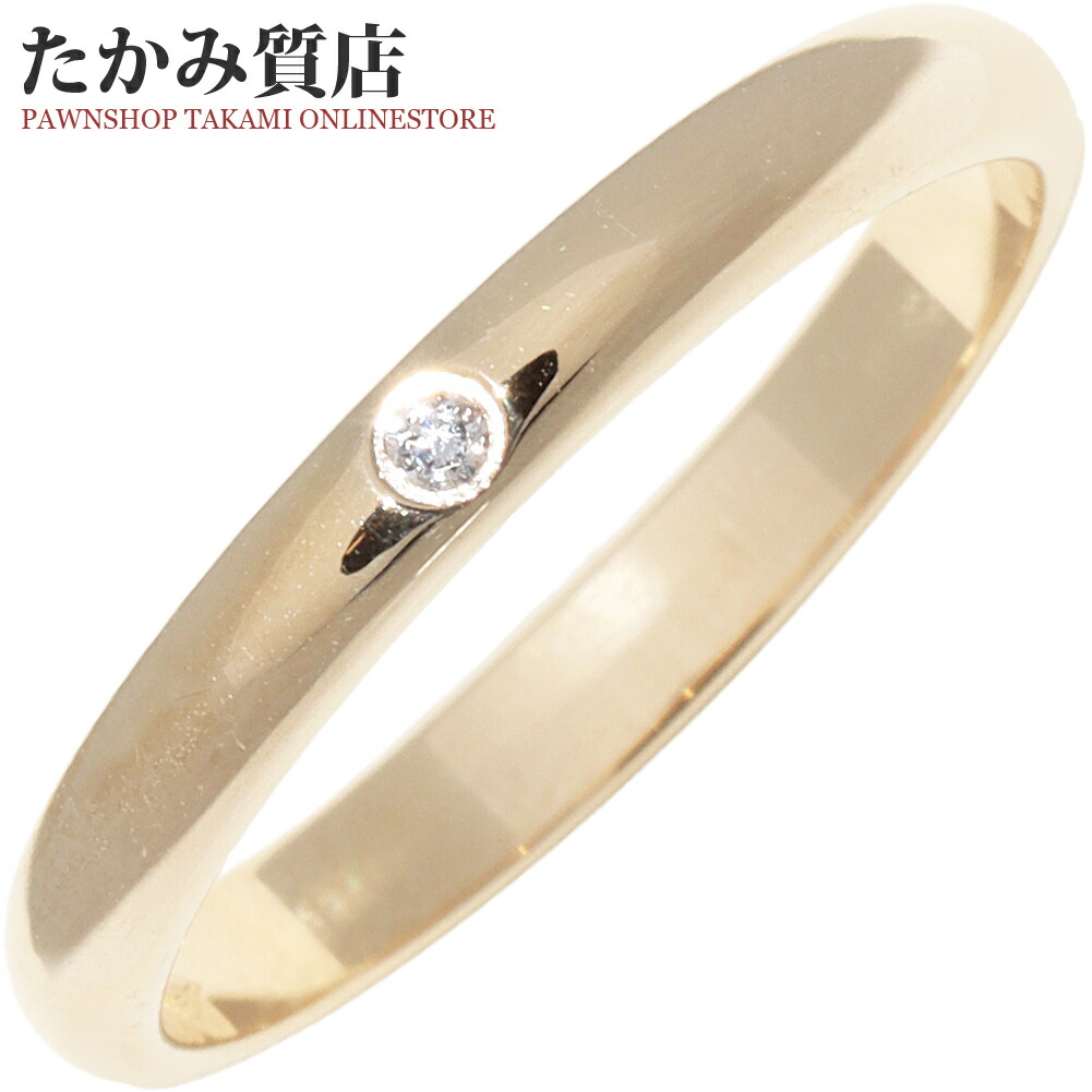 楽天市場】カルティエ 指輪 K18PG ダイヤ1P(0.01ct) クラシック