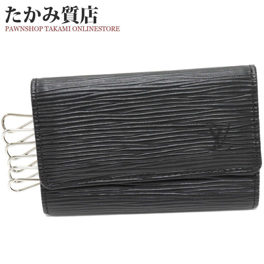 【極美品】ルイヴィトン　ミュルティクレ6 エピ　キーケース　黒　ノワール 極美品】ルイヴィトン ミュルティクレ6 エピ キーケース 黒 ノワール