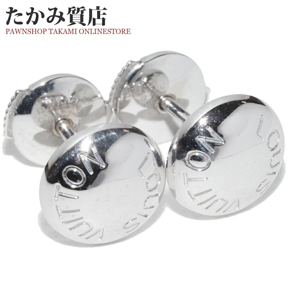 楽天市場】ルイヴィトン ピアス K18WG ダイヤ64P ピュス サン