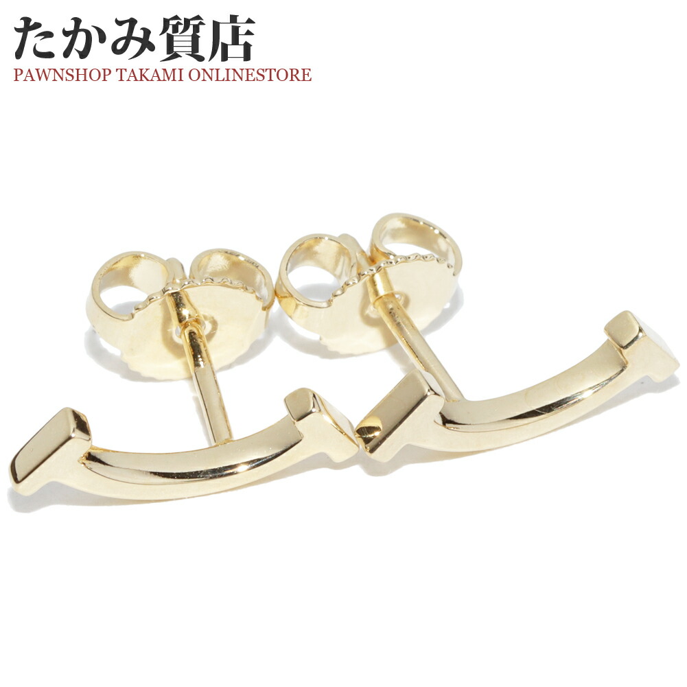 楽天市場】ティファニー ピアス K18YG ロック ピアス ミディアムモデル