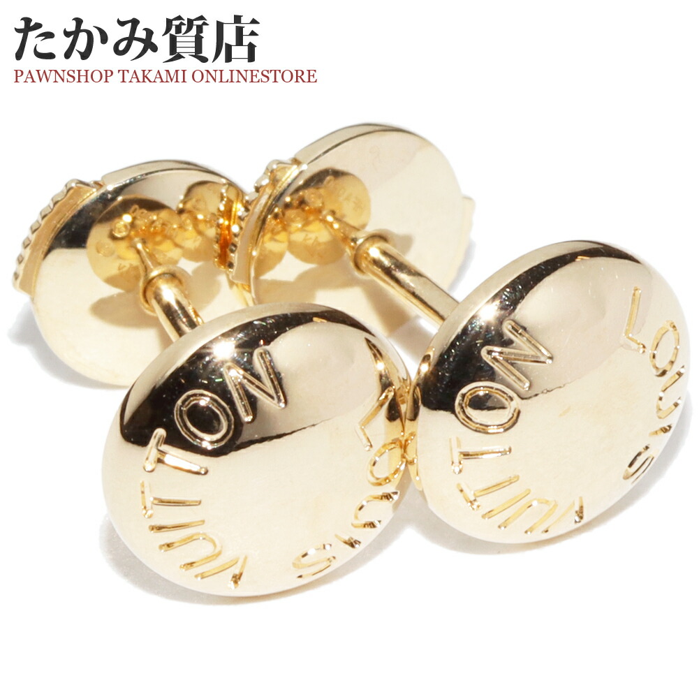 ！極美品！　ルイヴィトン　ピアス　ゴールド 楽天市場】ルイヴィトン ピアス K18YG ピュス アンプラント ピアス