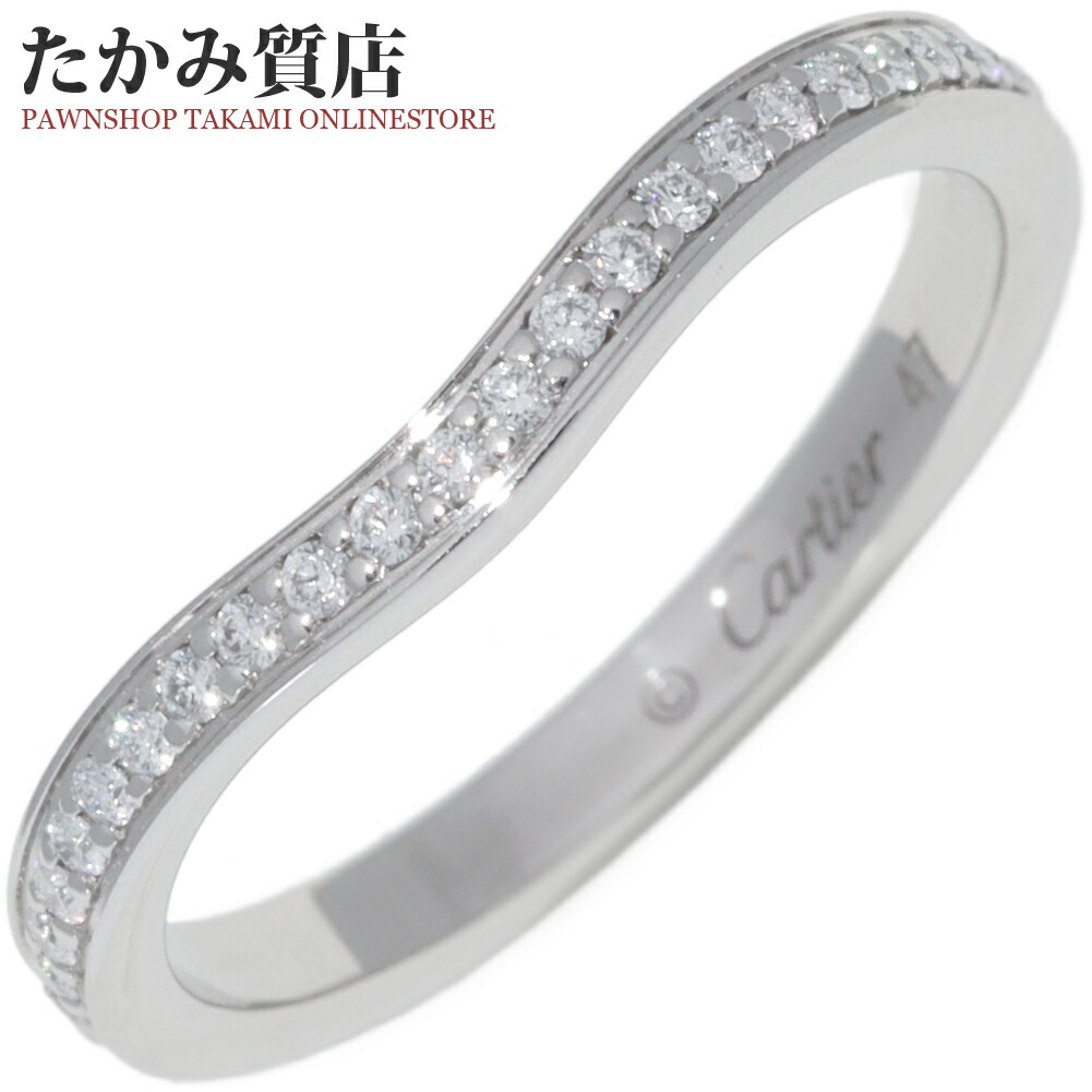 楽天市場】カルティエ 指輪 Pt950 バレリーナ ウェディングリング 幅2