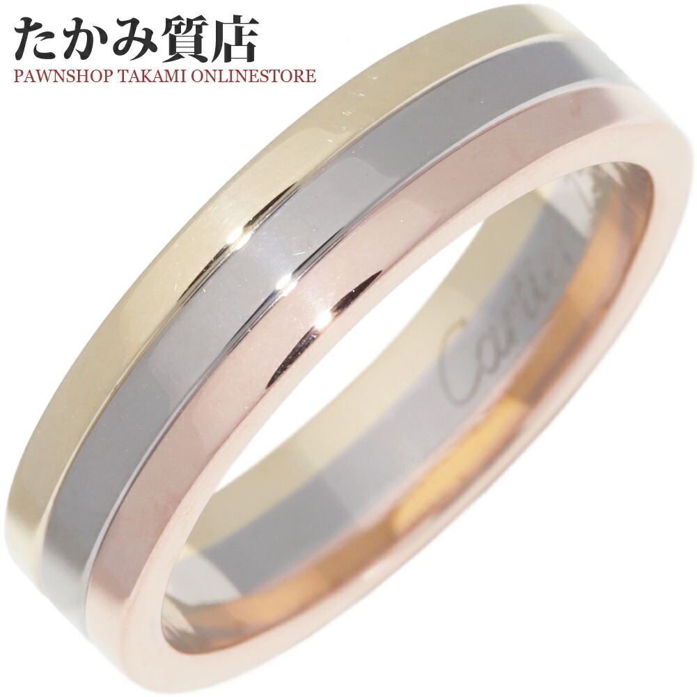 楽天市場】カルティエ 指輪 K18YG K18WG K18PG ダイヤ53P(0.23ct) ルイ