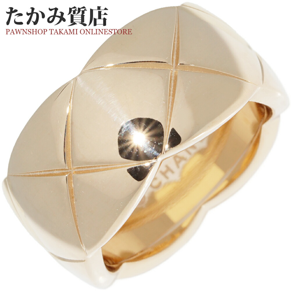 楽天市場】シャネル 指輪 K18WG ココクラッシュリング ミディアム