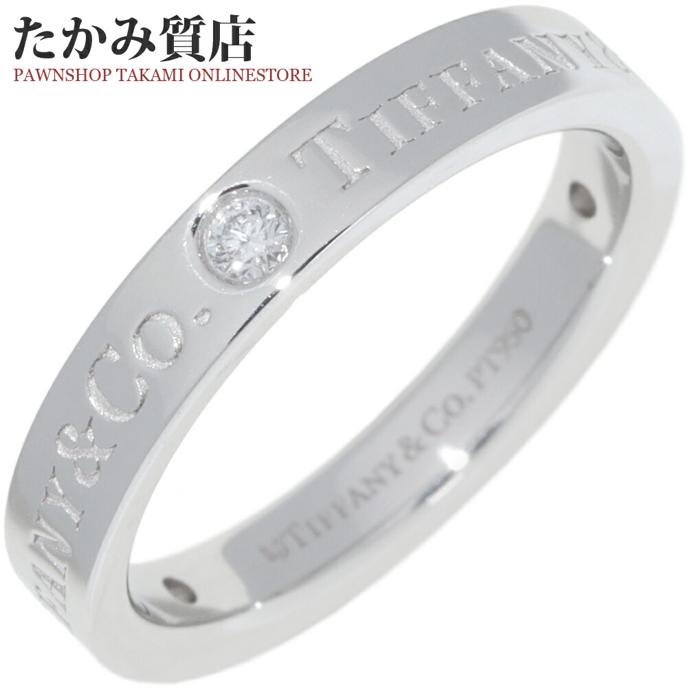 楽天市場】ティファニー 指輪 Pt950 ダイヤ5P(0.06ct) トゥルーバンド