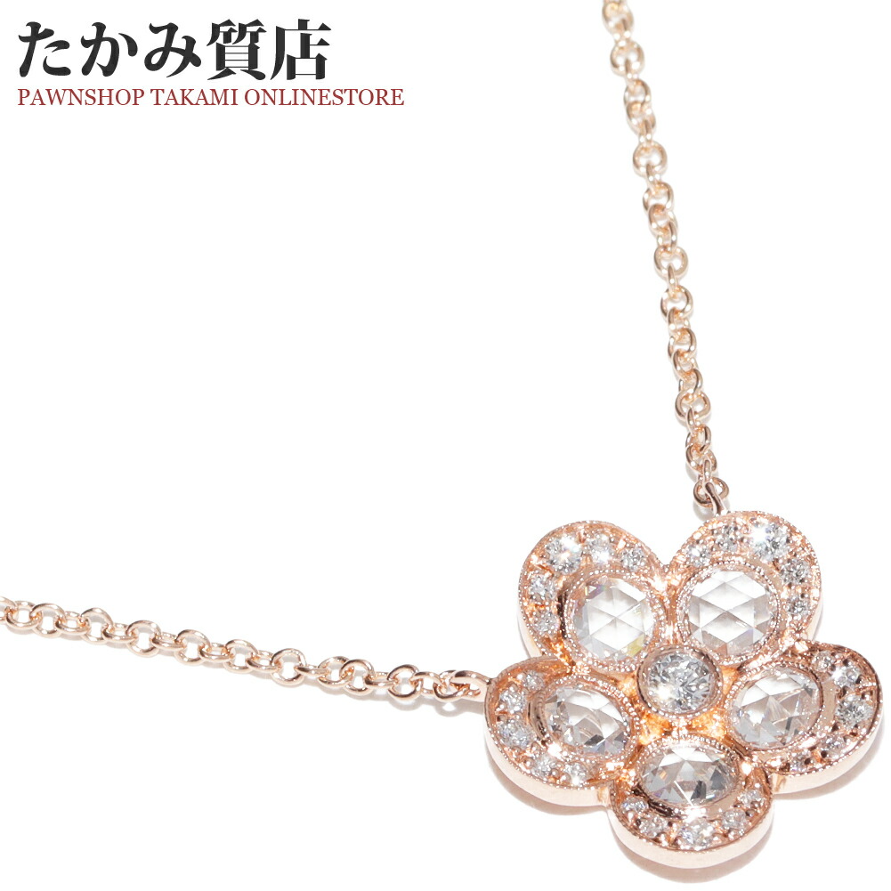 楽天市場】ティファニー ガーデンフラワー ネックレス ティファニー 18
