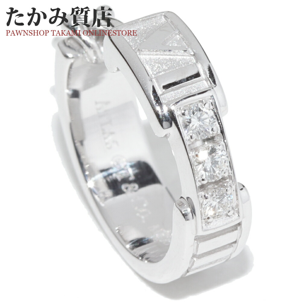 楽天市場】ティファニー ピアス K18YG オープンアトラス フープピアス