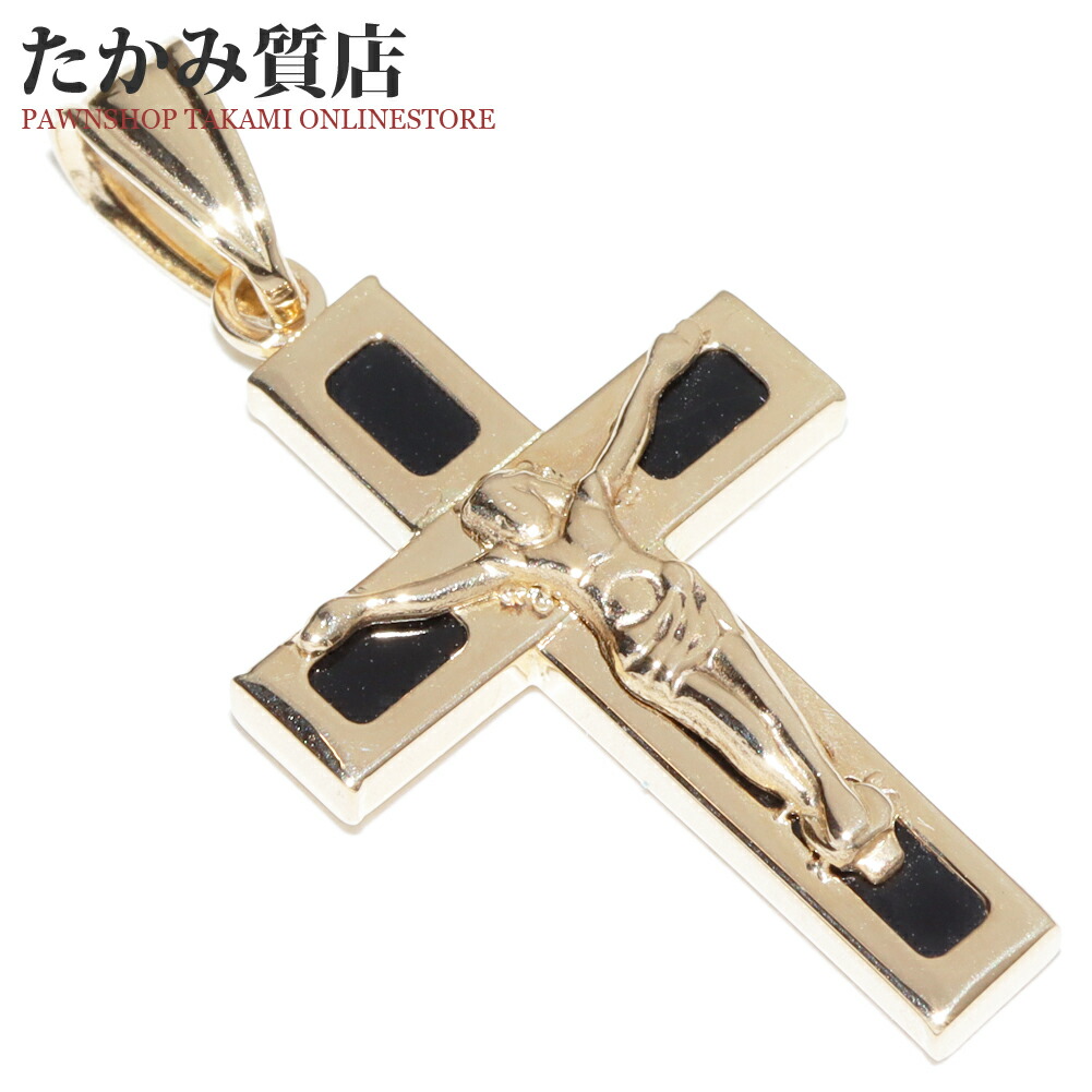 楽天市場】ペンダントトップ K18YG K18WG ロザリオクロス : たかみ質店