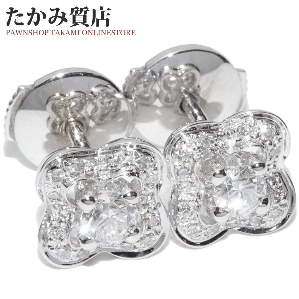 楽天市場】ウノアエレ ピアス K18YG ラブノット ピアス : たかみ質店