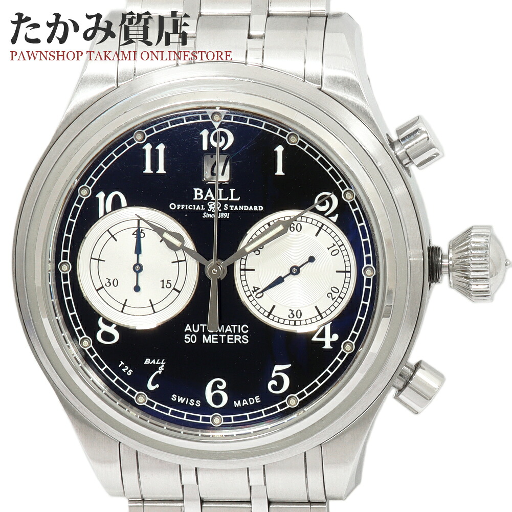ボールウォッチ トレインマスター キャノンボール CM1052D-S1J-BK メンズ|たかみ質店店