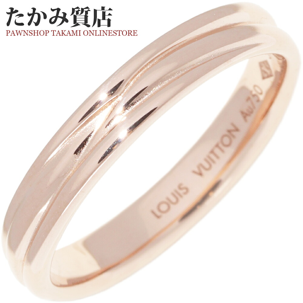 ルイヴィトン 指輪 K18PG マリッジリング エピ リング Q9F76E #51(11号)|たかみ質店店